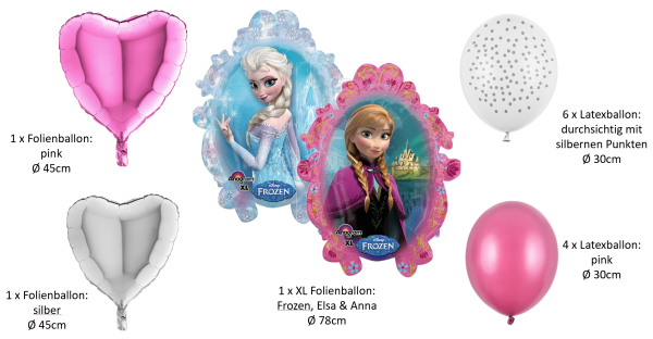 Comic / TV - SET: Anna und Elsa Spiegel - 13 Stk.